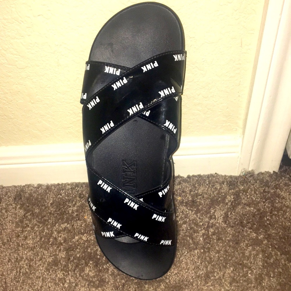 Pink slides size 10